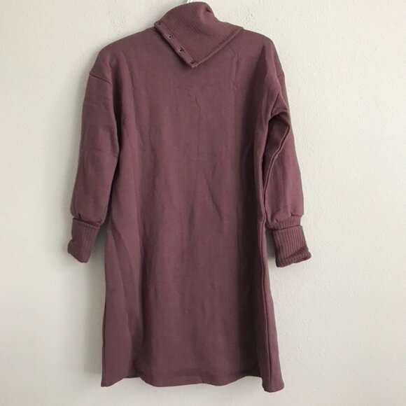 Studio Park x Shawn Petite Sweatshirt Dress - Huckleberry (Sz XXSP) a626656 - Picture 5 of 5